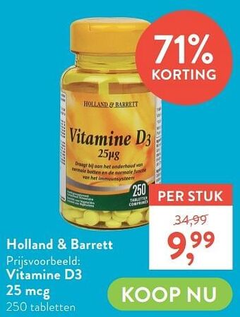 Vitamine d3 25 mcg