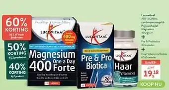 Holland & Barrett Magnesium + pre + probiotica + haar vitamines bosbes aanbieding