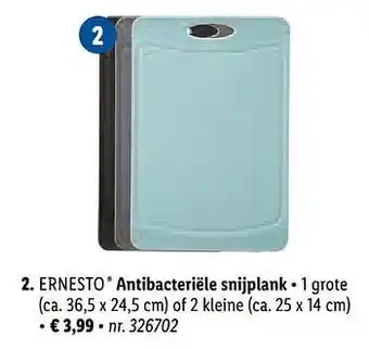 Antibacteriële snijplank