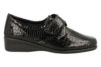 Berca Shoes Hush Puppies Velcroschoen Dames Milen Black - Zwart aanbieding