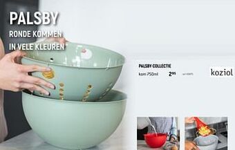 Freetime Palsby collectie kom aanbieding