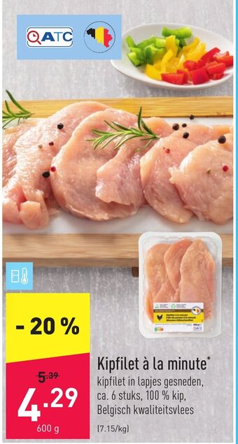 ALDI Kipfilet a la minute aanbieding