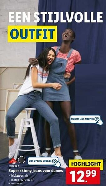 Lidl Super skinny jeans voor dames aanbieding