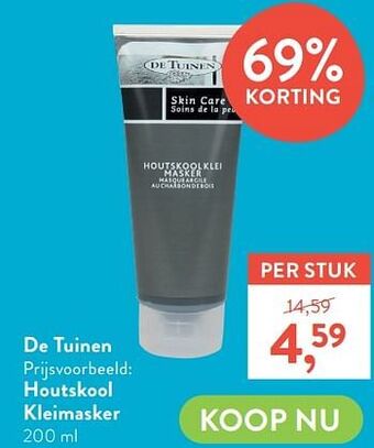 Houtskool kleimasker