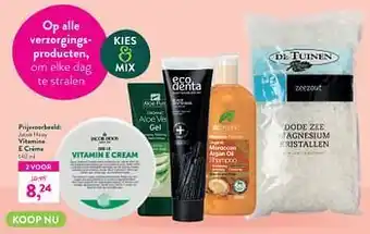 Holland & Barrett Jacob hooy vitamine e crème aanbieding