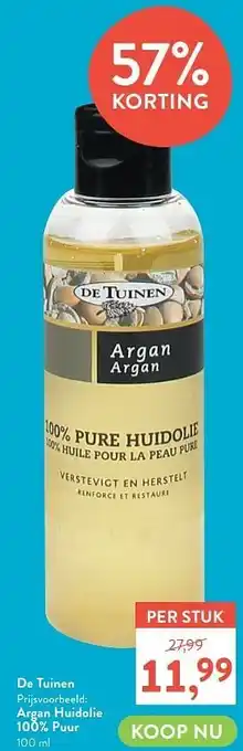 Argan huidolie 100% puur
