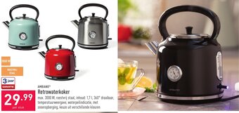 ALDI Ambiano Retrowaterkoker aanbieding