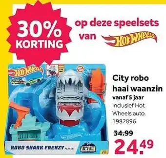 Intertoys City robo haai waanzin aanbieding