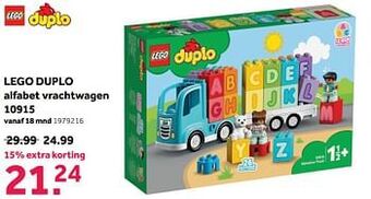 Lego duplo alfabet vrachtwagen 10915