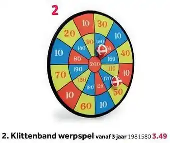Klittenband werpspel