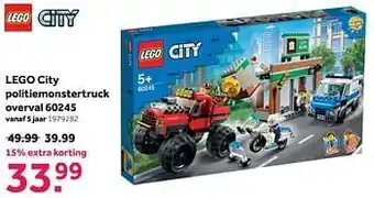 Lego city politiemonstertruck overval 60245