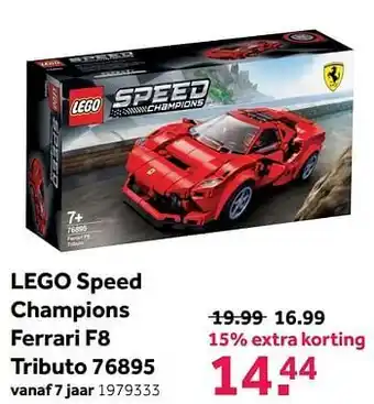 Lego speed champions ferrari f8 tributo 76895