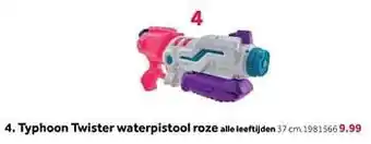 Typhoon twister waterpistool roze