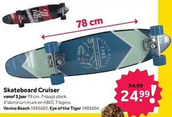 Skateboard cruiser venice beach