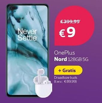 Proximus Oneplus nord 128gb 5g aanbieding