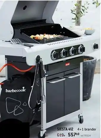 Freetime Barbecook gasbbq family siesta 412 aanbieding