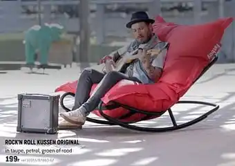 Freetime Rock`n roll kussen original aanbieding