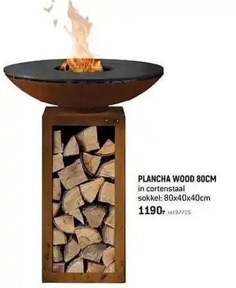 Freetime Plancha wood aanbieding
