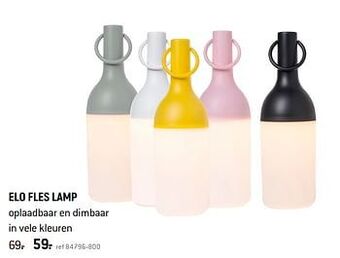 Freetime Elo fles lamp aanbieding