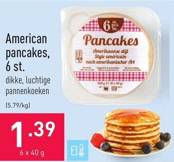 ALDI American pancakes, 6 st. aanbieding