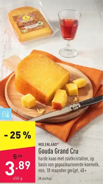 ALDI Molenland Gouda Grand Cru aanbieding