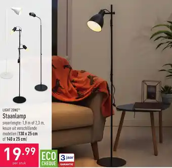 ALDI Light Zone Staanlamp aanbieding