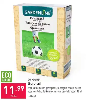ALDI Gardenline Graszaad aanbieding