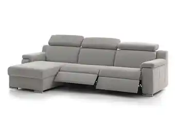 Deba Meubelen Hoekzetel PANENKA - Salta Lightgrey Grijs aanbieding