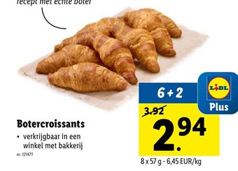 Lidl Botercroissants aanbieding