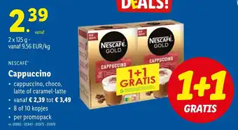 Cappuccino 2 x 125g