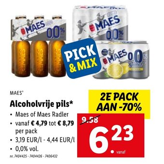 Lidl Alcoholvrije pils aanbieding