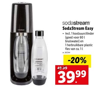 Lidl Sodastream easy aanbieding