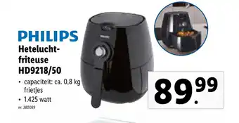 Hetelucht-friteuse HD9218/50