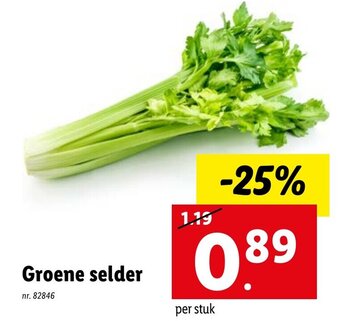 Lidl Groene selder aanbieding