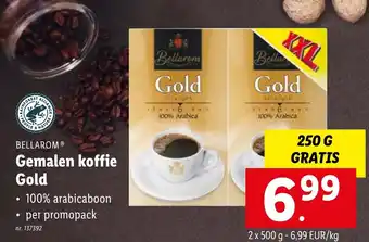 Lidl Gemalen koffie gold 250g aanbieding