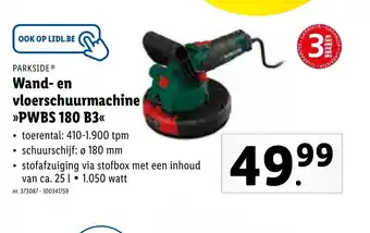 Wand- vloerschuurmachine PWBS 180 B3