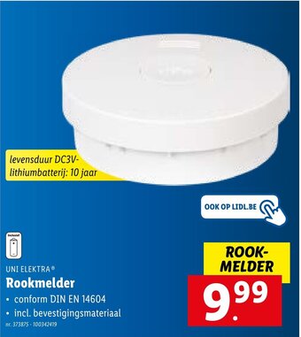 Lidl Rookmelder aanbieding