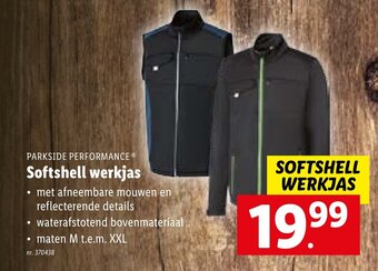 Softshell werkjas