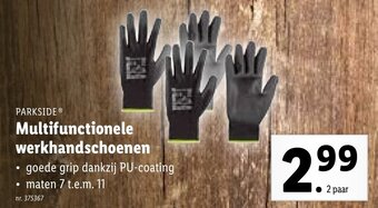Lidl Multifunctionele werkhandschoenen aanbieding