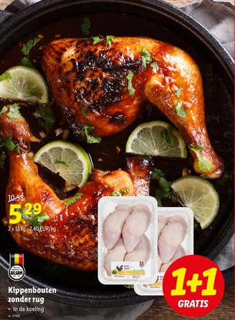Lidl Kippenbouten zonder rug aanbieding