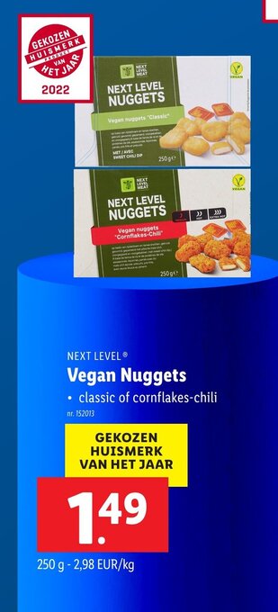 Lidl Vegan nuggets aanbieding