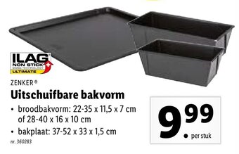 Lidl Uitschuifbare bakvorm aanbieding