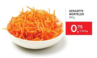 Alvo Geraspte Wortelen 200g aanbieding