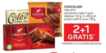 Alvo Chocolade Côte D'Or aanbieding