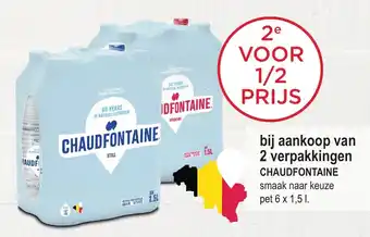 Chaudfontaine bij aankoop yan 2 verpakkingen