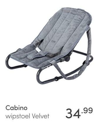 Baby & Tiener Cabino wipstoel velvet aanbieding