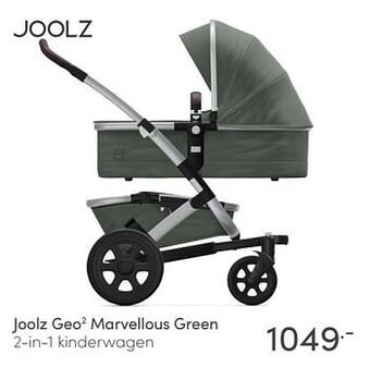 Baby & Tiener Joolz geo2 marvellous green 2-in-1 kinderwagen aanbieding