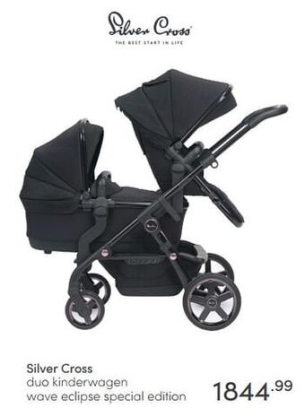 Baby & Tiener Silver cross duo kinderwagen wave eclipse special edition aanbieding