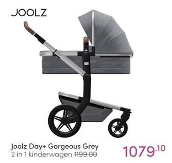 Baby & Tiener Joolz day+ gorgeous grey 2 in 1 kinderwagen aanbieding