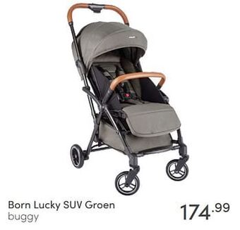 Baby & Tiener Born lucky suv groen buggy aanbieding